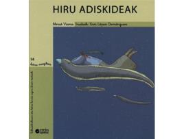 Livro Hiru Adiskideak de Mercé Viana (Basco)