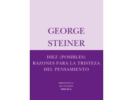 Livro Diez Razones Para La Tristeza Del Pensamiento de George Steiner (Espanhol)