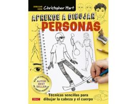 Livro Aprende A Dibujar Personas de Christopher Hart (Espanhol)