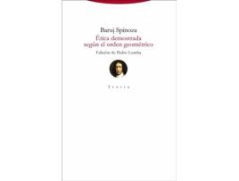 Livro Ética Demostrada Según El Orden Geométrico de Baruj Spinoza (Espanhol)