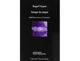 Livro Aunque Los Mapas de Raquel Vázquez (Espanhol)