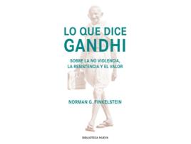 Livro Lo Que Dice Gandhi de Norman Gary Finkelstein (Español) 