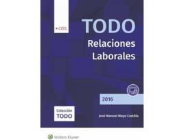 Livro Relaciones Laborales 2016 de Jose Manuel Moya Castilla (Espanhol)