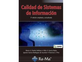 Livro Calidad De Sistemas De Información. 5ª Edición Ampliada Y Actualizada de Mario G. Piattini Velthuis (Espanhol)