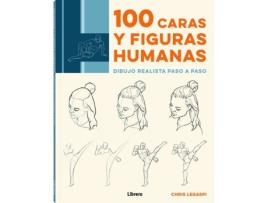 Livro 100 Caras Y Figuras Humanas de Chris Legaspi (Espanhol)