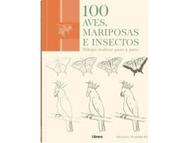 Livro 100 Aves, Mariposas E Insectos de Melissa Washburn (Espanhol)