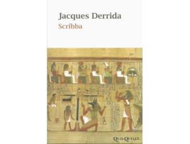 Livro Scribba de Jacques Derrida (Espanhol)