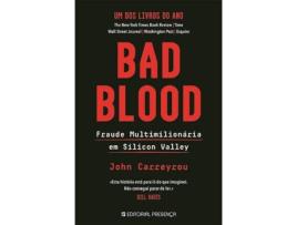 Livro Bad Blood de John Carreyrou (Português)