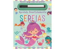 Livro Aprendo Divertidamente - Sereias de Elizabeth Golding (Português)