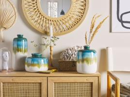 Vaso de flores multicolorido 22 cm COLOSSE
