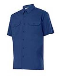 Camisa MANGA CURTA 2 BOLSOS AZUL XXL