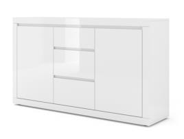 Cômoda  Bello Bianco III (150x40x89 cm - MDF - Branco)