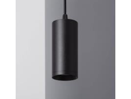 Candeeiro de Suspensão  Cuarzo (Preto - GU10 - 50 W - Alumínio)