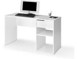 Secretária TOPKIT Burgos 5012 Branco (75 x 120 x 50 cm  - Aglomerado, Melamina)