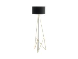 Candeeiro de Pé  Camporale 154x45cm  Dourado e Preto