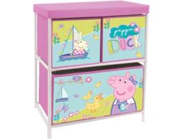 Estante Infantil PEPPA PIG PP13488 Poliéster Rosa (53 x 60 x 30 cm)