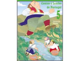 Livro Contos Lendas Portugal 5 de Natércia Rocha (Português - 2004)