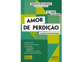 Livro Resumos de Clássicos - Amor de Perdição (11.º Ano Português) de Maria de Fátima Santos e Conceição Coelho