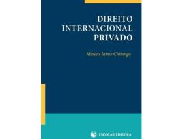 Livro Direito Internacional Privado de Mateus Jaime Chitonga (Português)