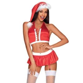 CONJUNTO DE NATAL MS CLAUS OBSESSIVO XXL / XXXL