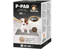 Resguardo Absorvente Para Cachorros DUVO P-Pad Carbono (45x60cm-30un)