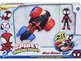 Figura de Ação SPIDEY AND HIS AMAZING FRIENDS Miles Morales Change 'N Go (Idade Mínima: 3 anos)