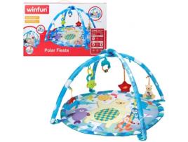 Tapete de Atividades  de jogos para bebés (76,5x76,5x0,5 cm)
