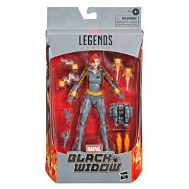 Hasbro Black Widow Legends Series Marvel One Size Grey