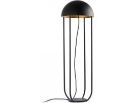 Candeeiro de Pé FARO BARCELONA Jellyfish (Preto - LED - 6 W - Metal)