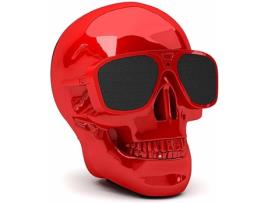 Coluna Bluetooth  Aeroskull XS+ (Vermelho - 60 W - Autonomia: Até 10 horas)