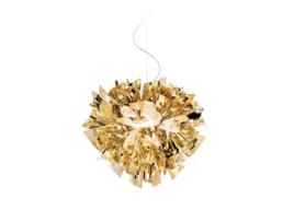 Candeeiro Suspenso SLAMP Veli Dourado 60x50cm