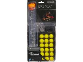 Lançador NERF Rival com 18 projéteis e clip para 12 projéteis (Idade Mínima: 14 anos)