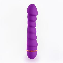 Estimulador Kanda C/ Vibração Silicone Roxo