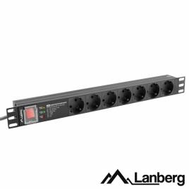 Tomada Elétrica C/ 7 Saídas Interruptor P/ Rack 19' 