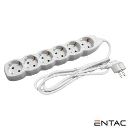 Tomada Elétrica C/ 6 Saídas 1.5m ENTAC