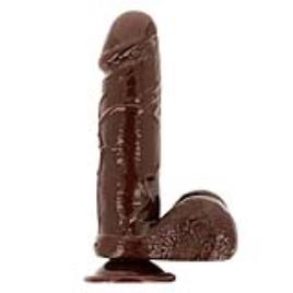 Estimulador Strong And Brave Man Dildo Natural Castanho 19Cm