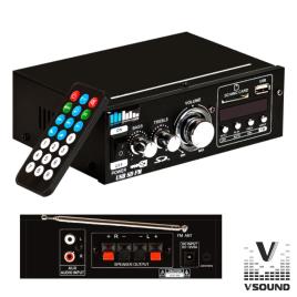 Amplificador 12/220V 60W MP3/USB/SD/FM 