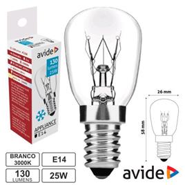 Lâmpada E14 40W 230V Frigorífico AVIDE