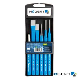 Conjunto de 6 Punções/Cinzéis HOGERT