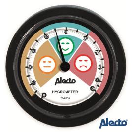 Higrómetro Analógico Preto ALECTO