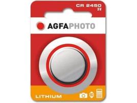 Pilha Lithium Botão CR2450 3V 1x Blister AGFAPHOTO