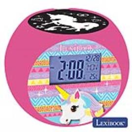 Relógio Despertador C/ Projeção Unicórnio 
