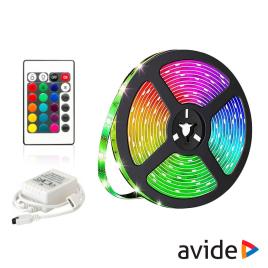 Fita 90 LEDS 5050 RGB 12V 3m IP20 C/ Control 