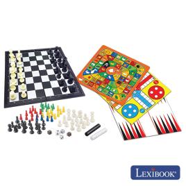 Conjunto de 8 Jogos de Tabuleiro LEXIBOOK