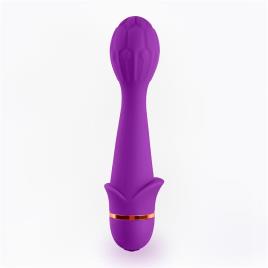 Estimulador Taiko C/ Vibração Silicone Roxo