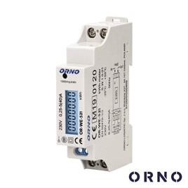 Contador de Energia 230V/40A 1 Módulo P/ Calha Din ORNO