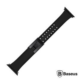 Bracelete P/ Apple Watch 3/4/5/6/SE 42mm/44mm Preta 