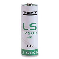 Pilha Lítio A/R23 LS17500 3.6V 3600mA SAFT