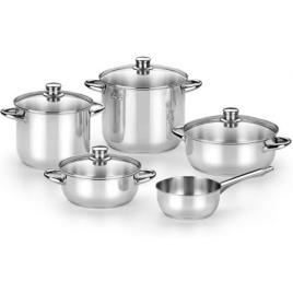 Conjunto de Cozinha  Optima 5 Peças Aço Inoxidável