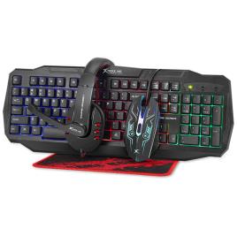 Pack Gaming  Teclado+ Rato + Auscultadores + Tapete